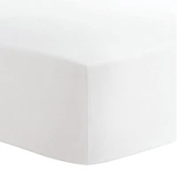 Crib Flat Sheet  - White