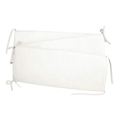 Solid Bumper Pad - White