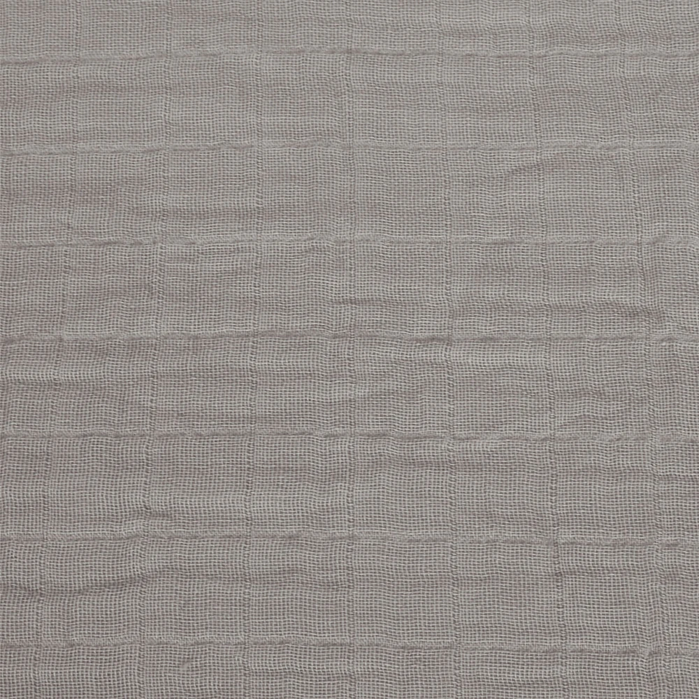 Crib Fitted Sheet Muslin - Taupe