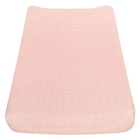 Muslin Changing Pad Cover - Rose