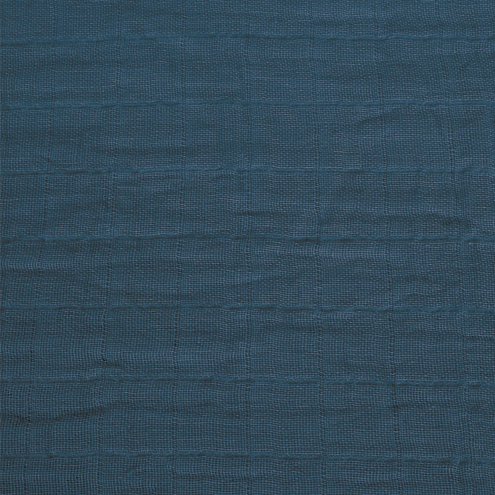 Muslin Swaddle Blanket - Navy