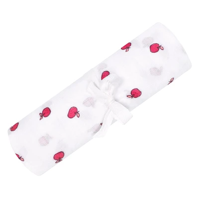 Muslin Swaddle Blanket - Apple