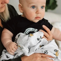Muslin Swaddle Blanket - Monster