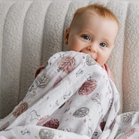 Muslin Swaddle Blanket - Forest