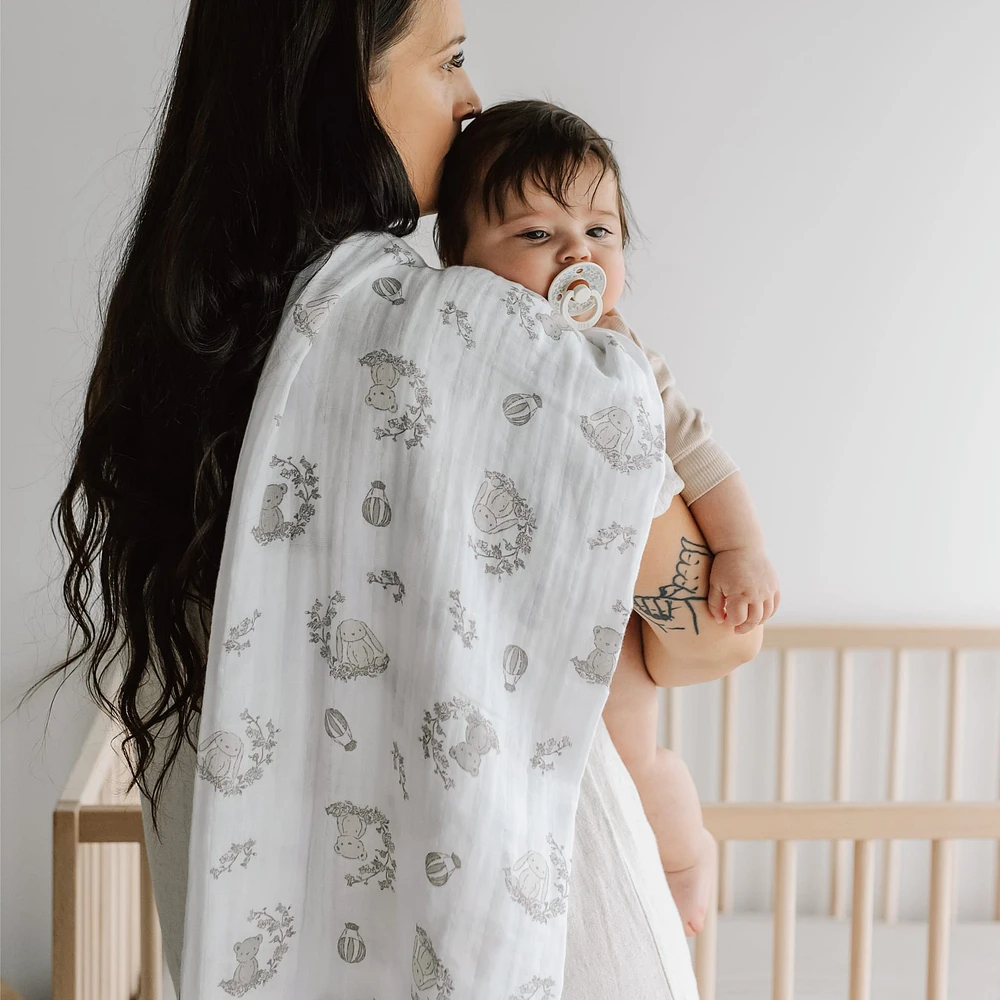 Couverture Mousseline Peluches
