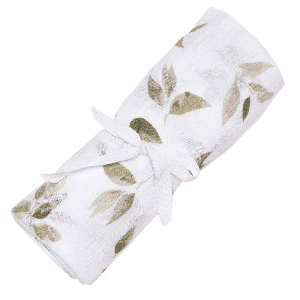 Couverture Mousseline Feuilles