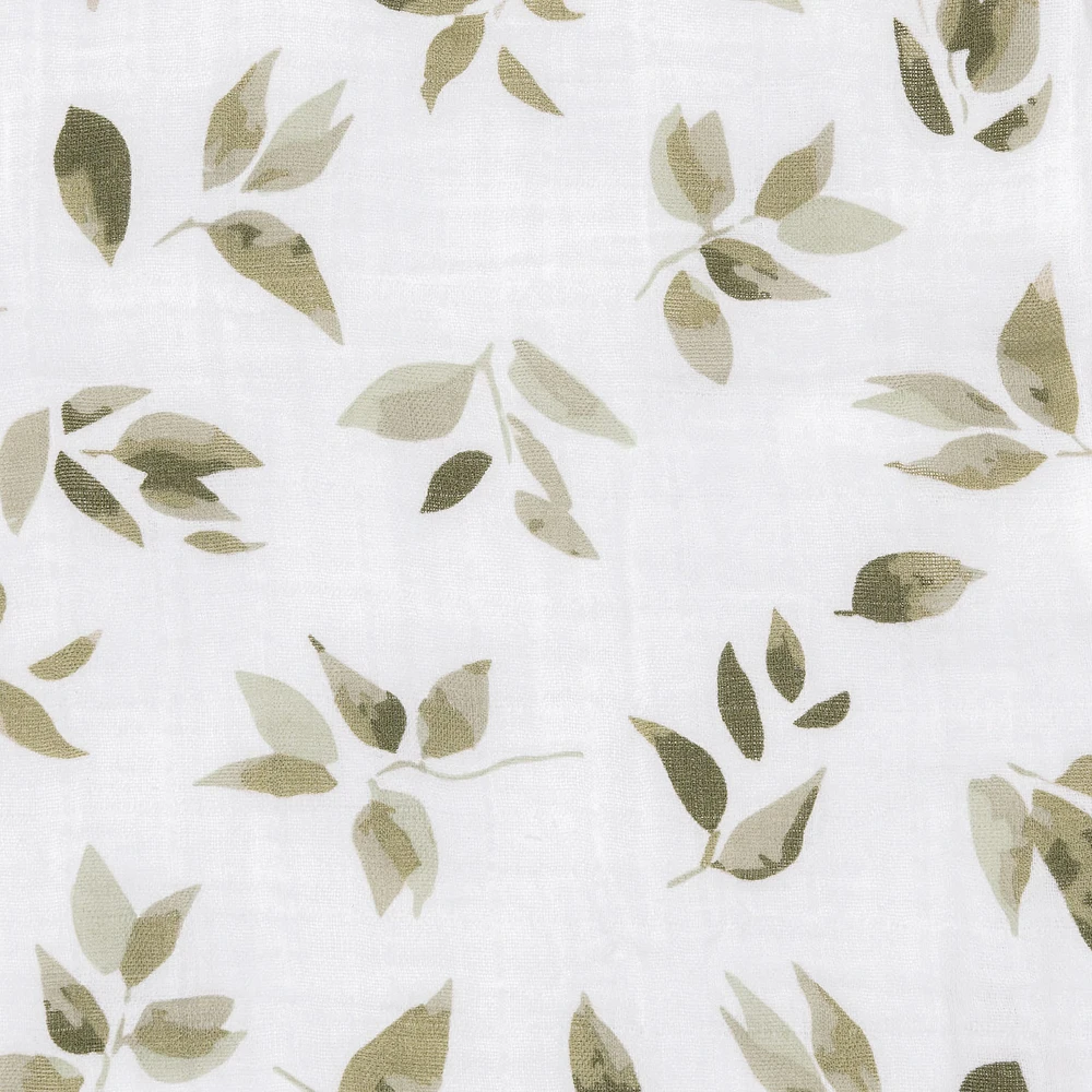 Couverture Mousseline Feuilles