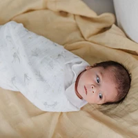 Muslin Swaddle Blanket - Insects