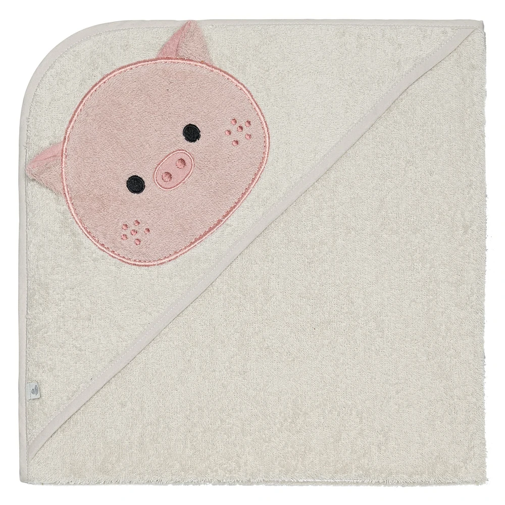 Hooded Towel-Pig