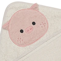 Hooded Towel-Pig