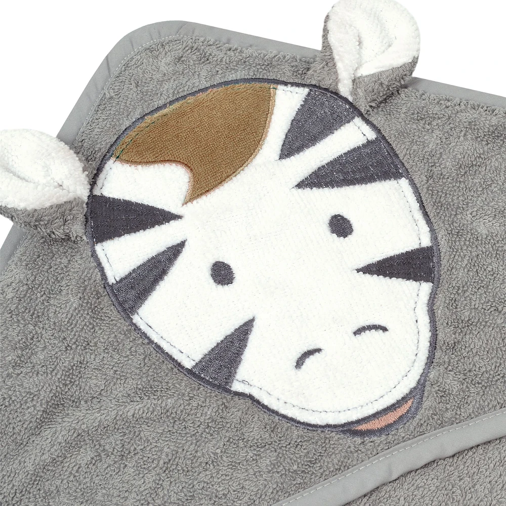 Hooded Towel - Zebra
