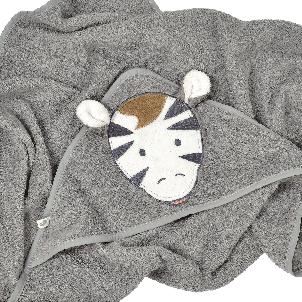 Hooded Towel - Zebra