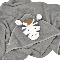 Hooded Towel - Zebra