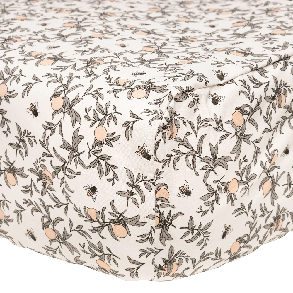 Drap Contour pour Lit de Bébé - Abeilles par Solange Pilote