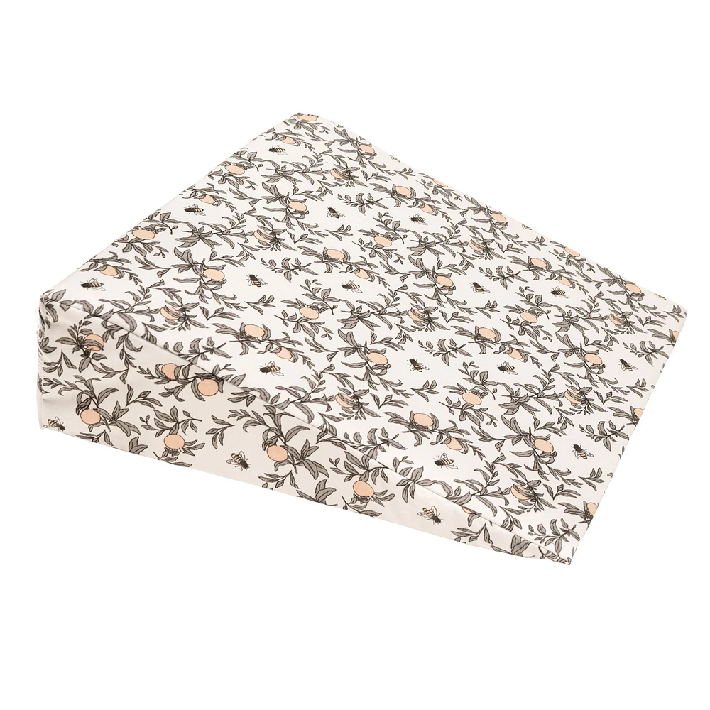 Wedge Cushion For Baby Mattress - Bees by Solange Pilote