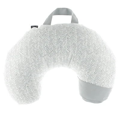 Coussin d'Allaitement - Zig Zag Gris