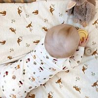 Exclusive 3-Piece Crib Bedding - Kangaroo CHU Sainte-Justine Foundation