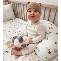 3-Piece Crib Bedding Set - Lambs (Laura Lémerveil Exclusive)