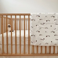3-Piece Crib Bedding Set - Lambs (Laura Lémerveil Exclusive)