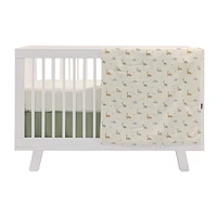3-Piece Crib Bedding Set - Dinosaurs