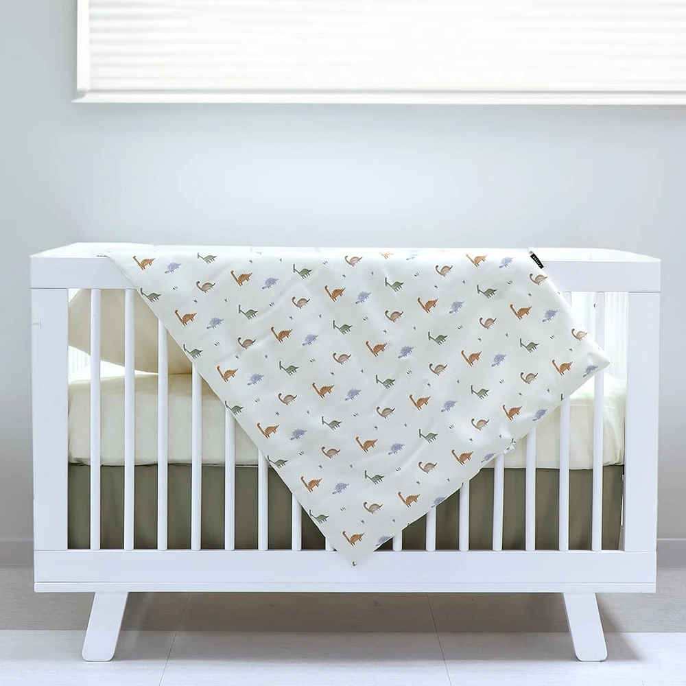 3-Piece Crib Bedding Set - Dinosaurs