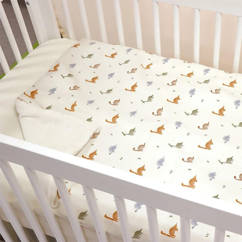 3-Piece Crib Bedding Set - Dinosaurs