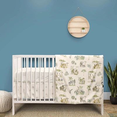 3-Piece Crib Bedding Set - Savannah