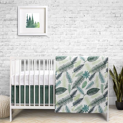 3-Piece Crib Bedding Set - Tropical