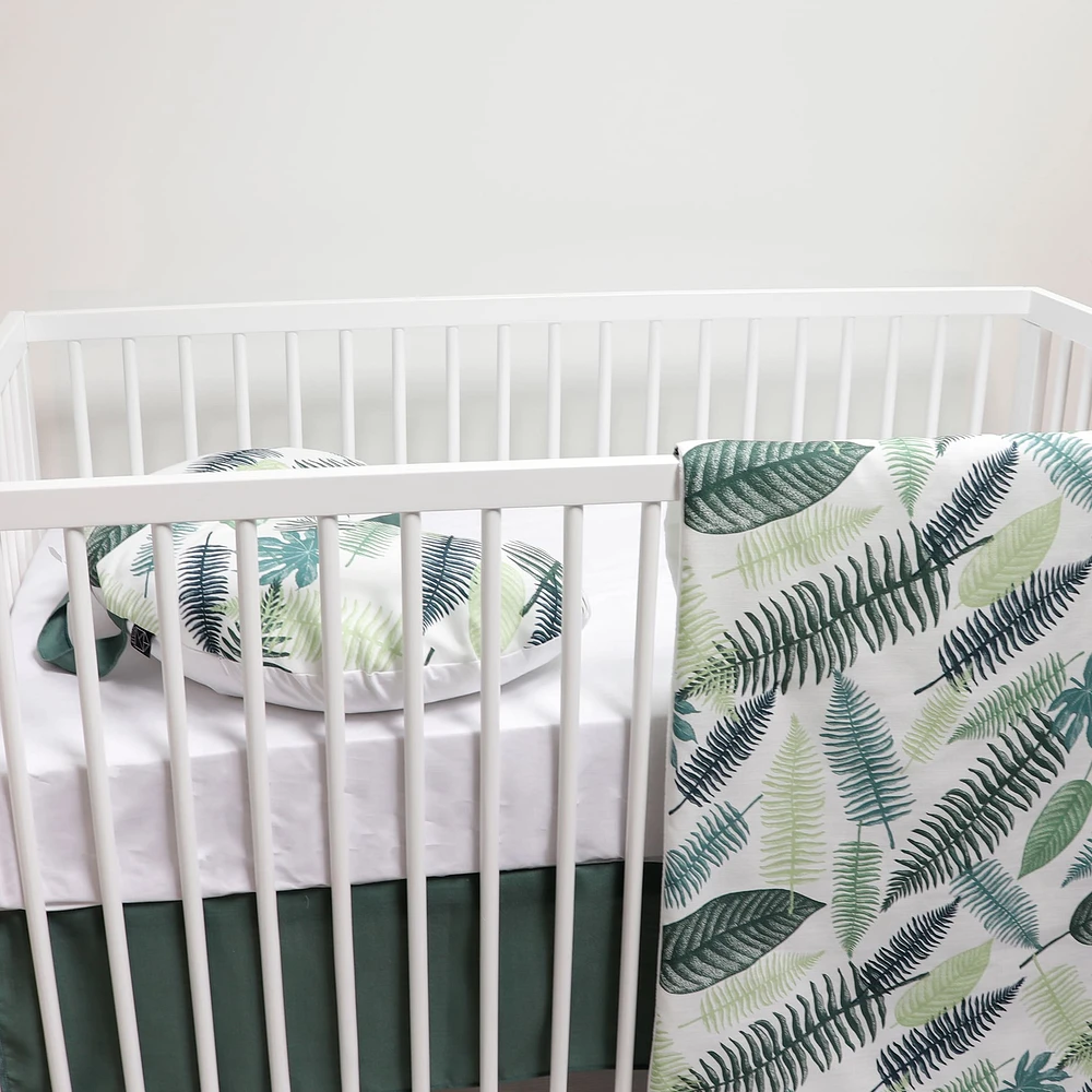3-Piece Crib Bedding Set - Tropical