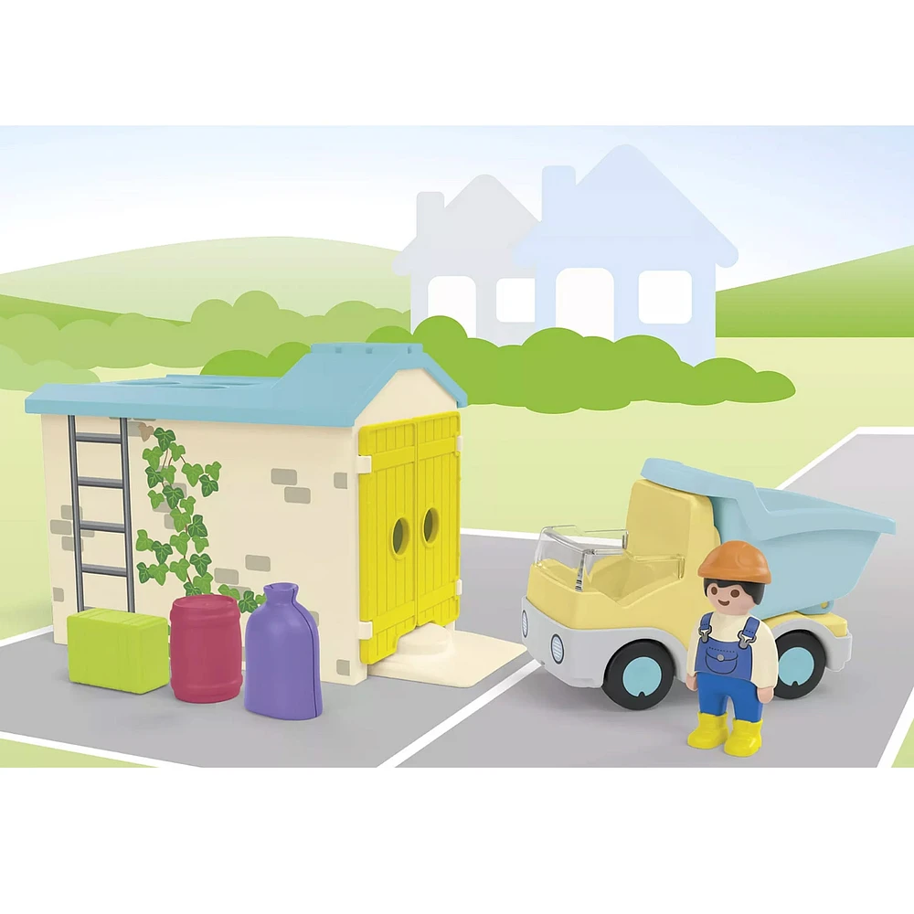 Contruction Truck With Garage