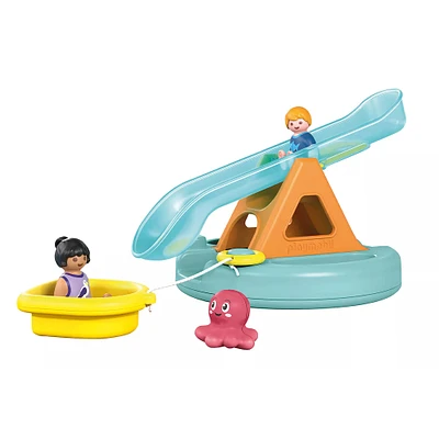 Îlot Avec Toboggan Aquatique
