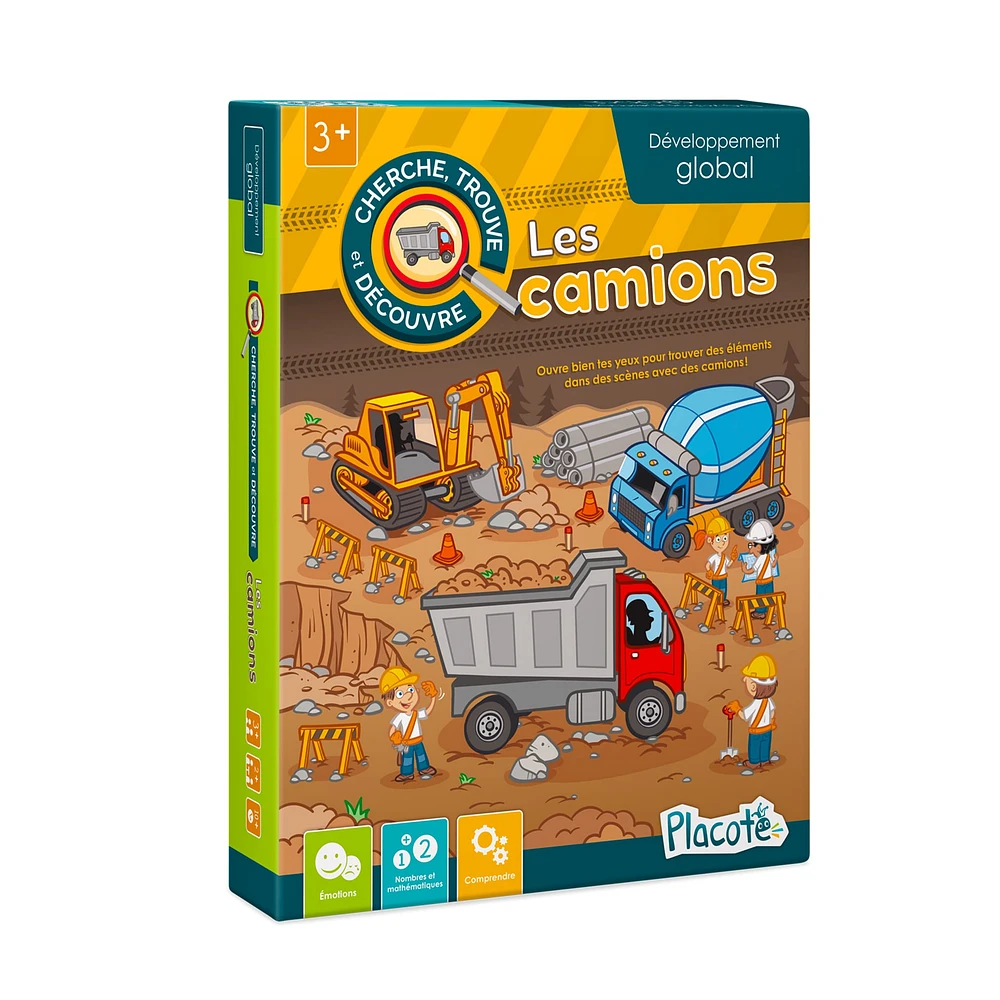 Cherche, trouve et découvre : les Camions