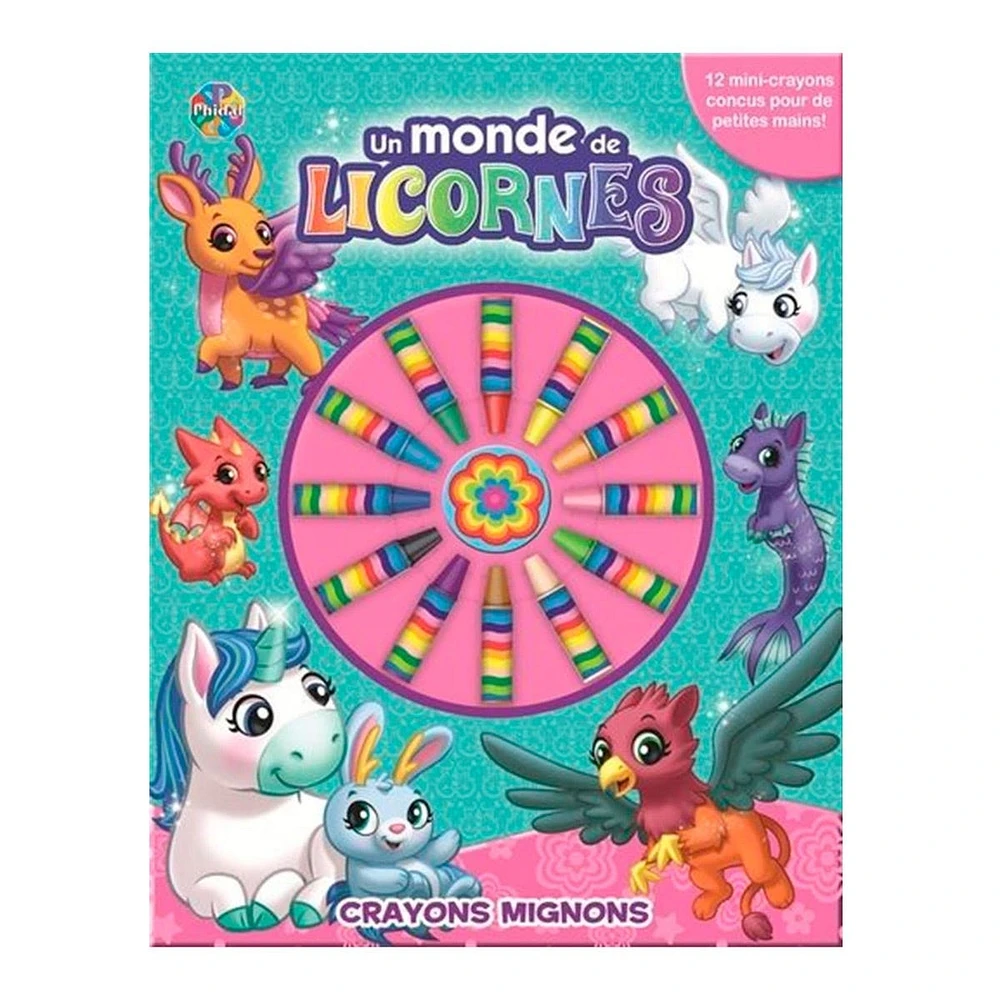 Un monde de licornes - Crayons Mignons