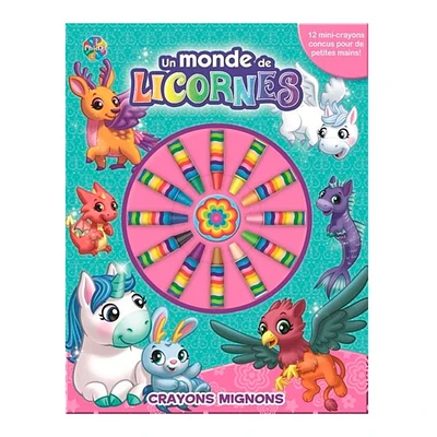 Un monde de licornes - Crayons Mignons