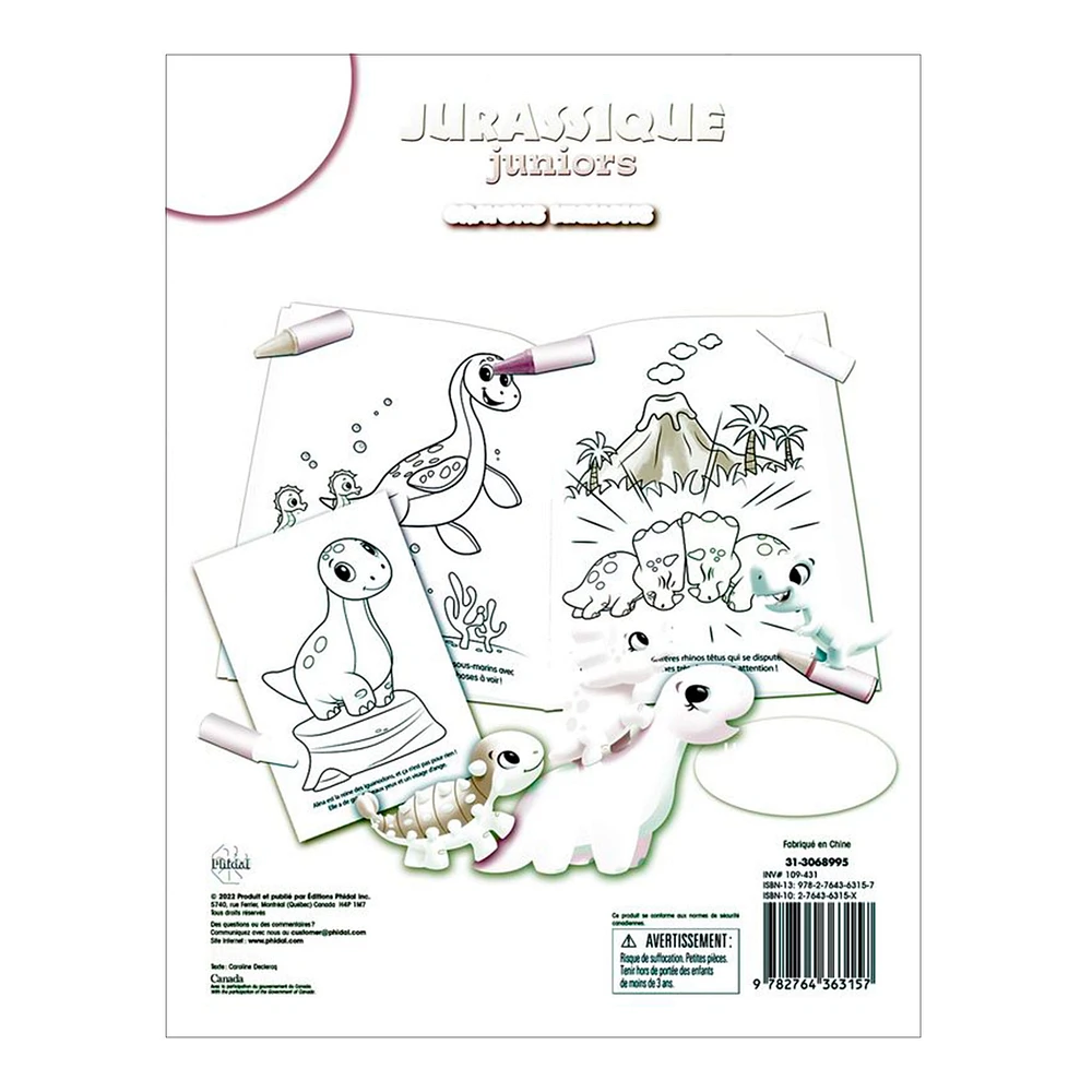 Jurassique juniors - Crayons mignons