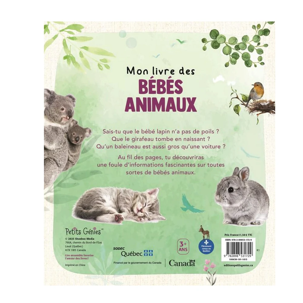 Mon Livre Des Bébés Animaux
