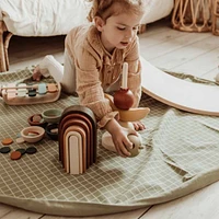 Tapis Play N go Rangement - Vert