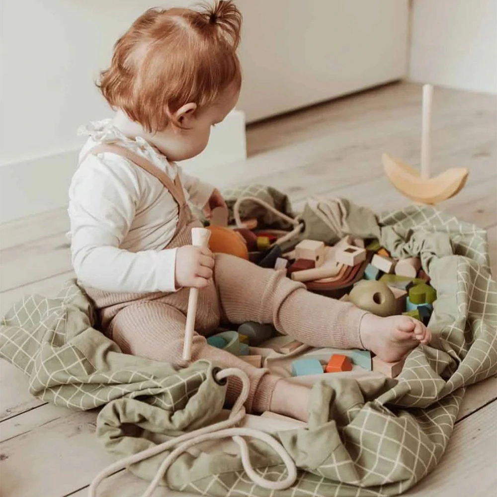 Tapis Play N go Rangement - Vert