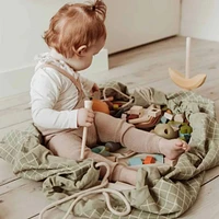 Tapis Play N go Rangement - Vert
