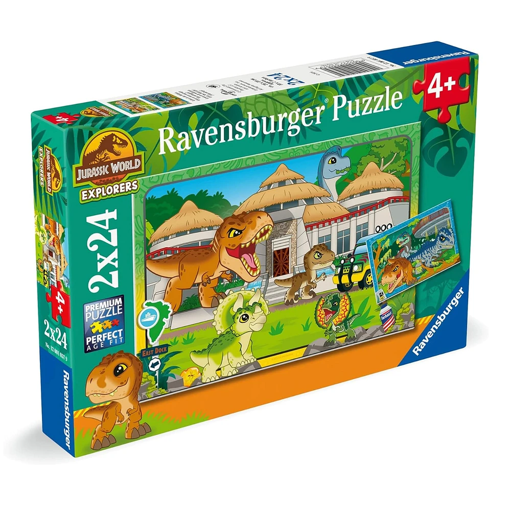 Jurassic World Explorers Puzzle 2x24p