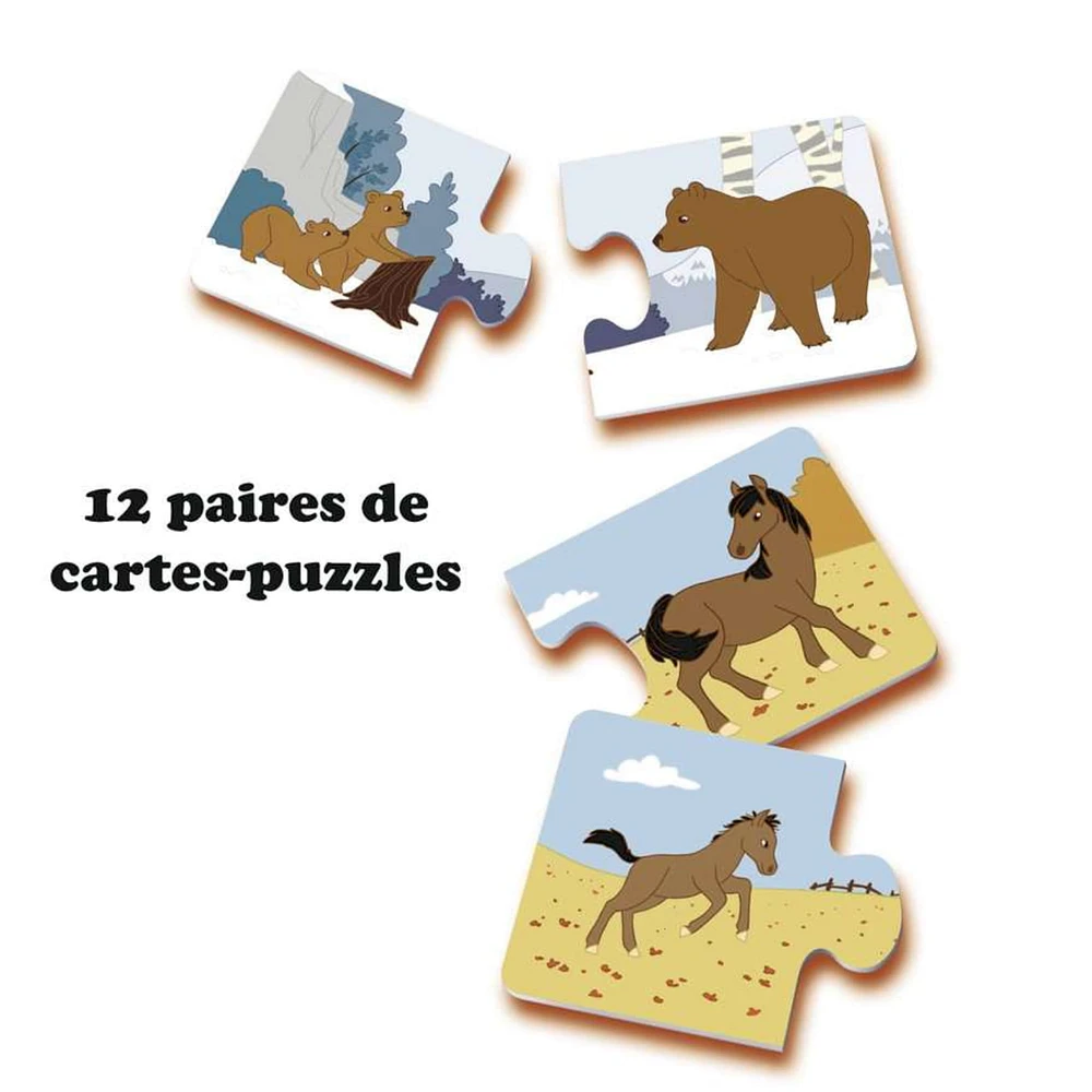 Ravensburger - Jeu Educatif - Maman et ses petits - Découverte des animaux