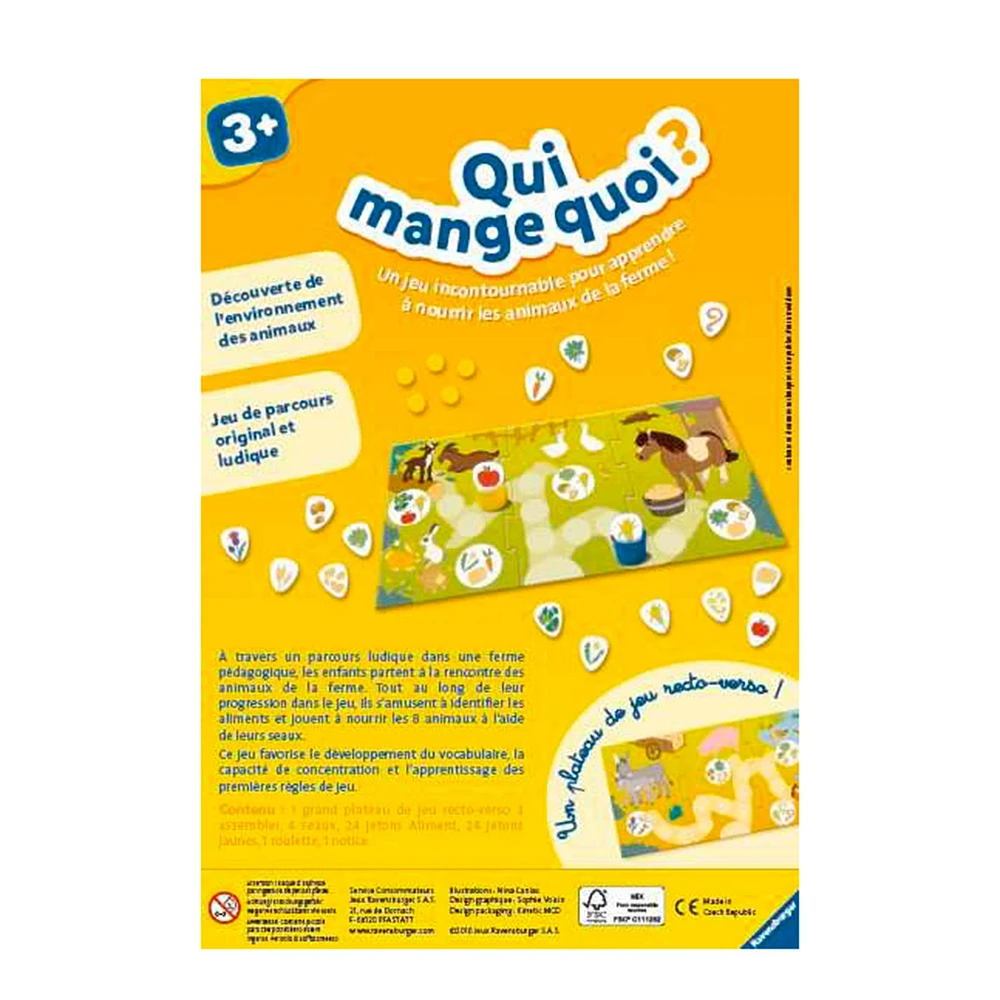 Jeu Qui Mange Quoi ? - Jeu de Société