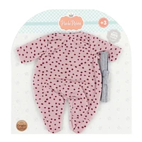 Pyjamas Rose à Pois pour Poupée Paola Reina
