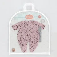 Pyjamas Rose à Pois pour Poupée Paola Reina