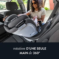 Siège d’Auto 2-en-1 Rotatif Slim Revolve 360 GOLD avec SensorSafe - Noir