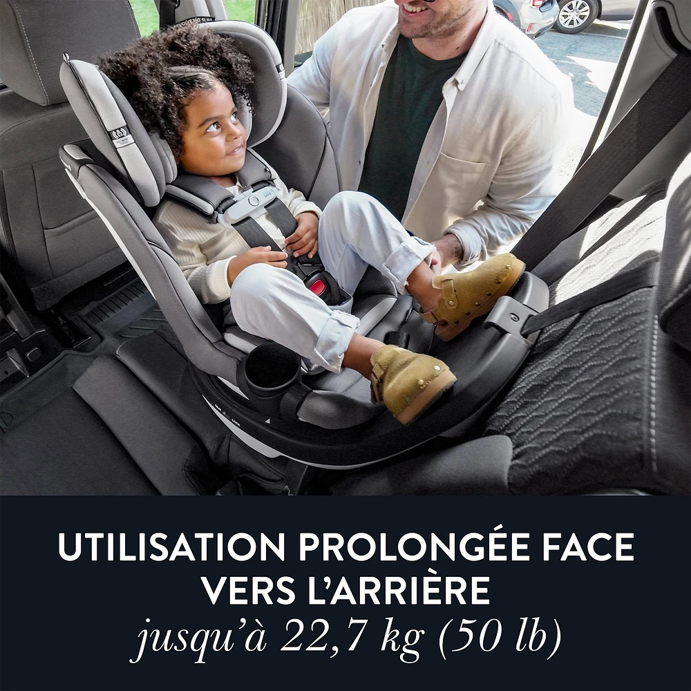 Siège d’Auto 2-en-1 Rotatif Slim Revolve 360 GOLD avec SensorSafe - Noir