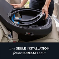 Siège d’Auto 2-en-1 Rotatif Slim Revolve 360 GOLD avec SensorSafe - Noir