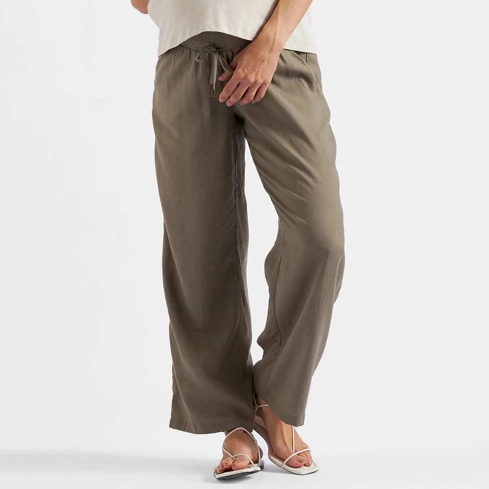 Pantalon Lin Coupe Large Indie