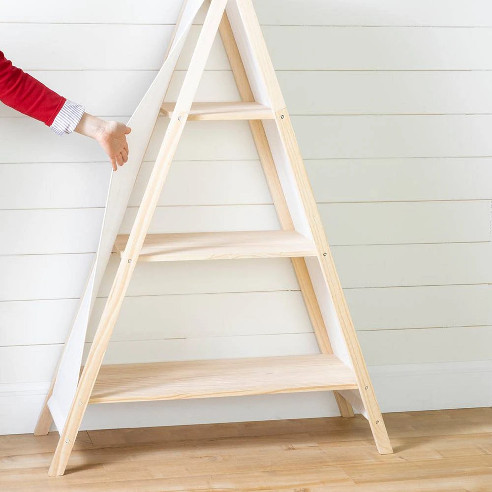 Sweedi Scandinavian Teepee Shelving Unit for Kids