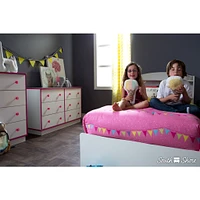 Logik Twin bed with 3 Drawers - White